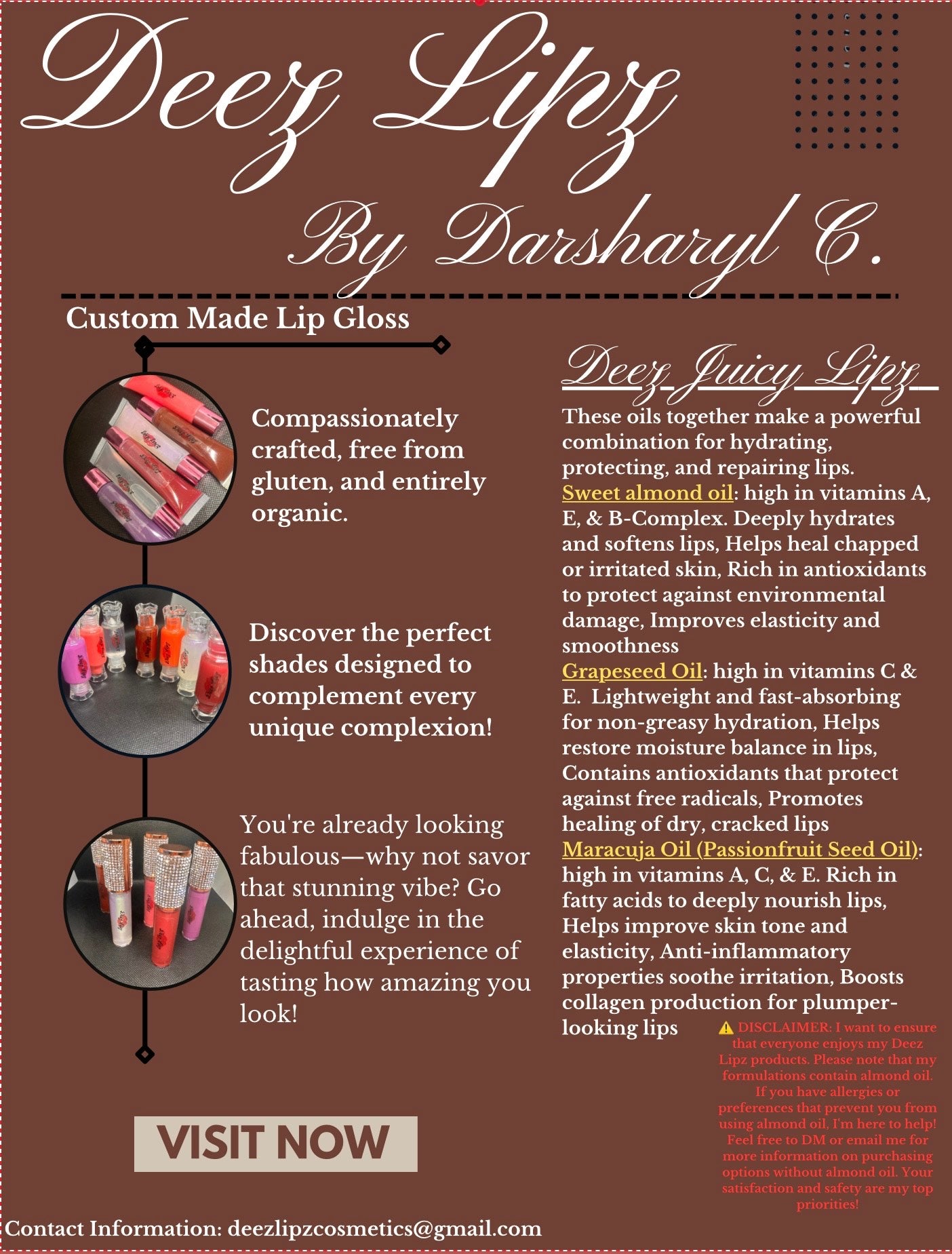 Slick Bitz- 6ml Lip Gloss